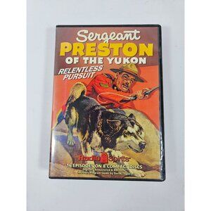 Sergeant Preston Of The Yukon Relentless Pursuit Audio CDs Radio Spirits Classic